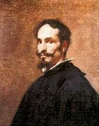 VELAZQUEZ, Diego Rodriguez de Silva y Portrait of a Man et painting